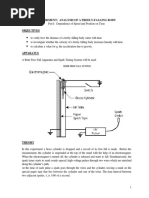 Experiment: Analysis of A Freely-Falling Body: Behr Free Fall System