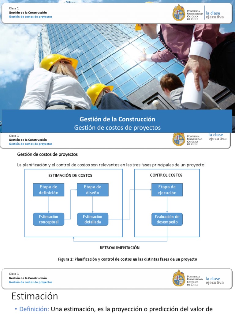 Gestión de Costos en Proyectos de Construcción | PDF | Presupuesto ...