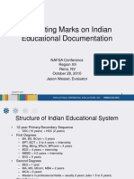 Evaluating Marks On Indian Educational Documentation