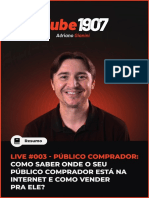 Resumo - Live#003 - Marketing Digital - Adriano G.
