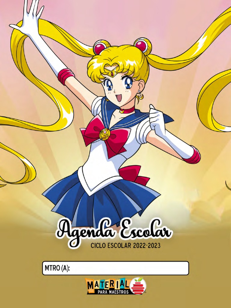 Agenda Sailor Moon | PDF