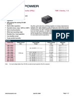 Non-Isolated DC/DC Converter (POL) TSR 1 Series, 1 A: Models