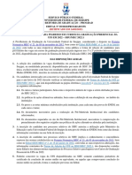 Edital Nº 05-2022-PROGRAD - Processo - Seletivo - UFS - SISU - MEC - 2022.1 - RETIFICADO EM 24 - 02 - 2022