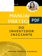 E-Book Manual Prático Do Investidor Iniciante Por Fabiana Patrícia