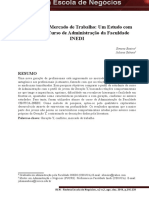 Geração Y e Mercado de Trabalho Um Estudo Com Alunos Do Curso de Administração Da Faculdade INEDI