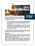 Dieta Hipocalorica