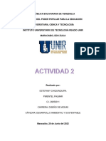 Actividad 2 - Unidad LL Desarrollo Ambiental