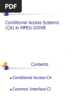 Conditional Access Systems CA