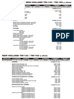 NEW HOLLAND TM-135 - TM-165 y Otros