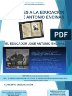 Aportes A La Educación de José Antonio Encinas I