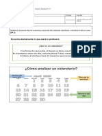 Evaluacion de Historia El Calendario