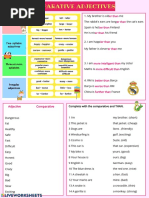 Adjective Comparative: Er Than Er Than Ter Than Er Than Ier Than Er Than