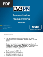 DVB S2 at Incospec Seminar