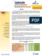 Informe Tecnico Variacion de Precios Julio 2022