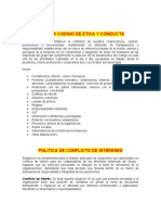 Politicas de para El Control Interno de Las Empresas Del Grupo