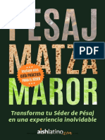 Pesaj Matza Maror Guia Seder