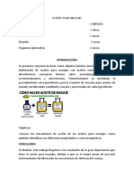 Aceites para Masajes