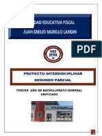 Proyecto Interdisciplinar 3 BGU 2 Parcial