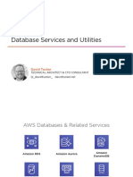 Database Services and Utilities: David Tucker