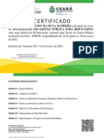 Curso Atualização Gestão Pública 80h Ceará 2022