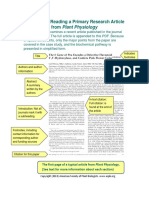 Case Study for How to Read Scientific Paper