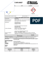 Water Treatment Chemical MSDS