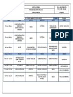 2 - Horario de Clases