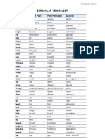 List of Irregular Verbs Complete