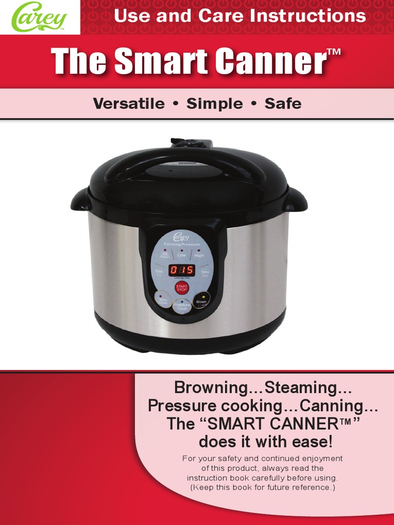 Carey Smart Pressure Canner & Cooker Cookbook [Book]