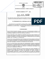 Decreto que modifica regulación de finanzas abiertas