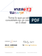 Lanza Tu Curso - Dia 2 Cuenta Tu Historía