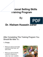 Professional Selling Skills Training Program Benefits