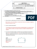 Eletrônica Industrial: Atividade de Pesquisa