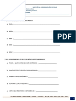 Frações e decimais: exercícios de matemática