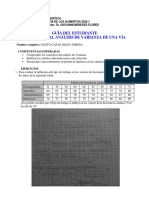 Guía 12. ANÁLISIS DE VARIANZA DE UNA VÍA