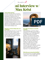 Alumni Interview With Max Krist