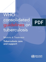 WHO Consolidated Guidelines On Tuberculosis Care and Support - Module 4