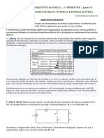 3ºA - VO - 1ºBI - Parte LL - MEDIDORES, POTENCIA E ENERGIA ELÉTRICA