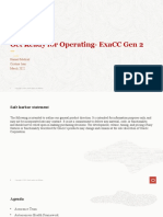 Get Ready For Operating-Exacc Gen 2: Hamad Medical Cristina Ioan March 2022