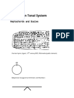 Babylonian Tonal System