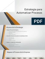 Estrategia para Automatizar Procesos