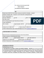 PLANO DE TRABALHO JORNADA DA MULHER TRABALHADORA InCS DF SETRAB CEILANDIA E AGUA QUENTE