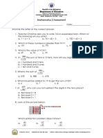 Mathematics 3 Assessment