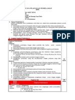 RPP. KD 3.8 Subtema - Aktivitas Air Renang Gaya Dada