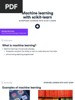 Machine Learning With Scikit-Learn: George Boorman