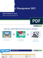 Mid Year OPPE RMO & Nurse Mobius 2022 Guidance