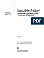 Analyses of Fatigue Crack Growth