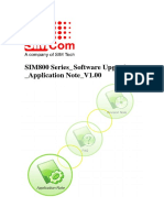 SIM800 Series Software Upgrade Application Note V1.00
