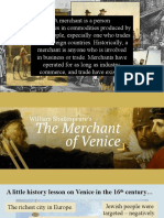 Lesson 3.1 - The Merchant of Venice Elements and Act III Scene I