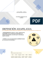 Anafilaxia en Anestesia